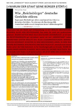 [≠WARUM DER §TAAT §EINE BÜRGER §TÖRT≠] – WIE EINE „OHNMACHT“ NACH ALLMACHT STREBT, §ICH DAS RECHT ZU NEHMEN von der Pfalz (SkPdP),  Sozialkritische Professionals, von Hessen (SkvH),  Sozialkritische Professionals