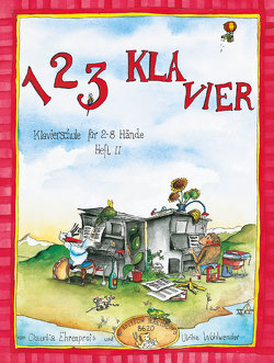 1 2 3 Kla-vier Heft 2 von Ehrenpreis,  Claudia, Wohlwender,  Ulrike