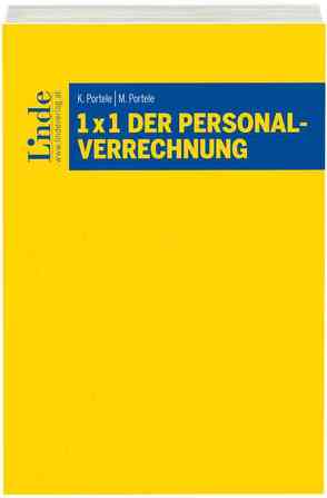 1 x 1 der Personalverrechnung von Portele,  Karl, Portele,  Martina