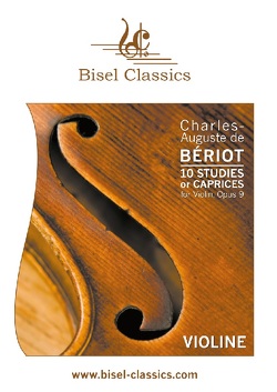 10 Studies or Caprices for Violin, Opus 9 von de Bériot,  Charles-Auguste, Dimoff,  Slavy