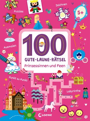 100 Gute-Laune-Rätsel – Prinzessinnen und Feen von Schulz,  Joshua