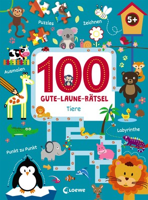 100 Gute-Laune-Rätsel – Tiere von Schulz,  Joshua