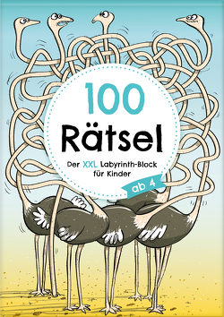 100 Rätsel: Der XXL Labyrinth-Block für Kinder ab 4 von Wirth,  Lisa
