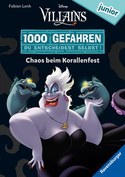 1000 Gefahren junior – Disney Villains: Chaos beim Korallenfest von Lenk,  Fabian, The Walt Disney Company, Zorite,  Paula