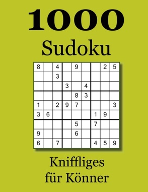 1000 Sudoku von Badger,  David