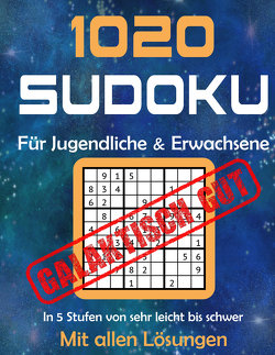 1020 Sudoku Rätsel für Jugendliche und Erwachsene von Madrigenum,  Design