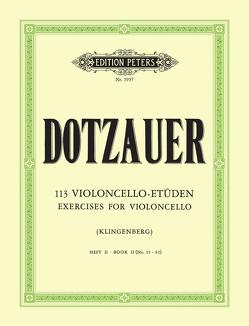 113 Violoncello-Etüden – Heft 2 von Dotzauer,  Justus Johann Friedrich