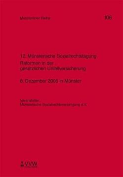 12. Münsterische Sozialrechtstagung von Dörner,  Heinrich, Ehlers,  Dirk, Steinmeyer,  Heinz D