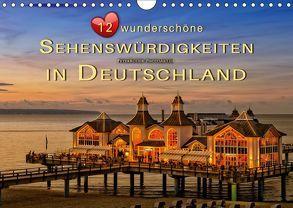 12 wunderschöne Sehenswürdigkeiten in Deutschland (Wandkalender 2019 DIN A4 quer) von Roder,  Peter