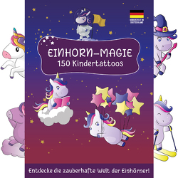 150 hautfreundliche Kindertattoos – Thema: Einhorn-Magie – TOPULO®