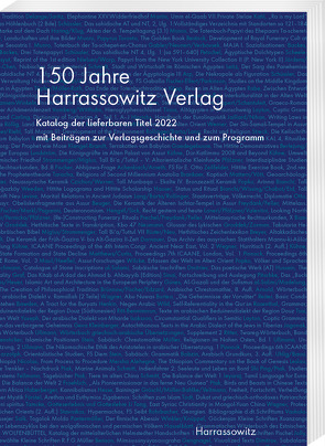 150 Jahre Harrassowitz Verlag von Krauß,  Barbara