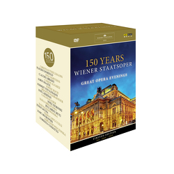 150 Years Wiener Staatsoper von Abbado,  Claudio, Carreras,  José, Domingo,  Placido, Marton,  Eva, Muti,  Riccardo, Studer,  Cheryl, Thielemann,  Christian, von Karajan,  Herbert, Zeffirelli,  Franco