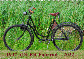 1937 ADLER Fahrrad (Wandkalender 2022 DIN A2 quer) von Herms,  Dirk