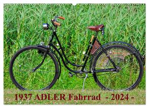 1937 ADLER Fahrrad (Wandkalender 2024 DIN A2 quer), CALVENDO Monatskalender von Herms,  Dirk
