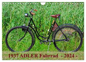 1937 ADLER Fahrrad (Wandkalender 2024 DIN A4 quer), CALVENDO Monatskalender von Herms,  Dirk