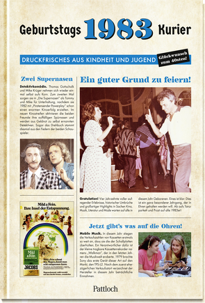 1983 – Geburtstagskurier von Pattloch Verlag
