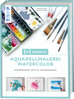1×1 kreativ Aquarellmalerei/Watercolor von Reiter,  Monika, Stapff,  Christin