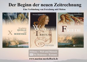 3 Bände: X – Die geheime Quelle vom Bodensee + Wahrheit und Irrtum + Friede von Harder-Merkelbach,  Marion