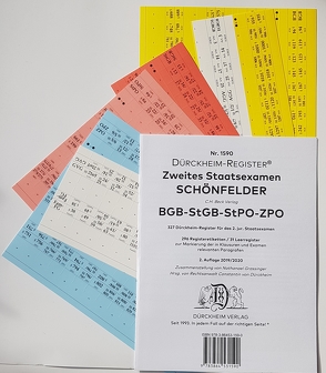 DürckheimRegister® HABERSACK BGB-StGB-ZPO 2022 – 2. Staatsexamen von Dürckheim,  Constantin, Grassinger,  Nathanael