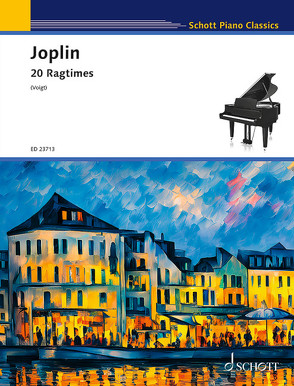 20 Ragtimes von Joplin,  Scott, Voigt,  Wolfgang