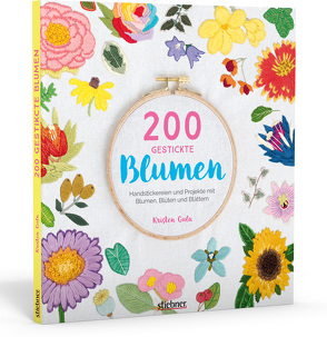 200 gestickte Blumen von Gula,  Kristen