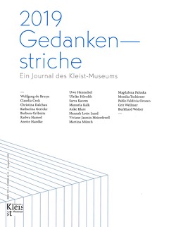 2019 Gedankenstriche von Gribnitz,  Barbara, Lund,  Hannah