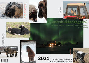 2021 Isländischer Kalender & alte Zeitrechnung von Elísabetardóttir,  Karólína