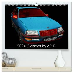 2024 Oldtimer by aRi F. (hochwertiger Premium Wandkalender 2024 DIN A2 quer), Kunstdruck in Hochglanz von F.,  aRi