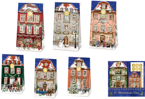 24 Adventskalender-Tüten – Nostalgische Weihnachtsstadt von Behr,  Barbara