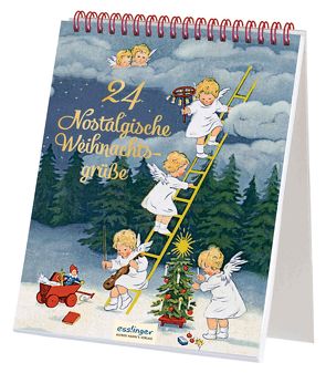 24 nostalgische Weihnachtsgrüße von Baumgarten,  Fritz, Caspari,  Gertrud, Döring,  Lia, Ebner,  Pauline, Engelhard,  Paul Otto, Kutzer,  Ernst, von Olfers,  Sibylle, Wenz-Viëtor,  Else