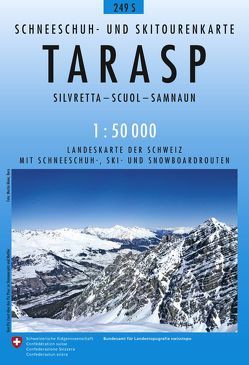 249S Tarasp Schneeschuh- und Skitourenkarte