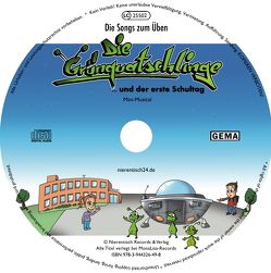 25 Übungs-CDs „Die Grünquatschlinge und der erste Schultag“
