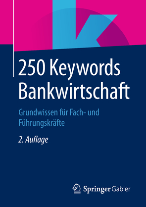250 Keywords Bankwirtschaft von Springer Fachmedien Wiesbaden