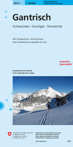 253S Gantrisch Schneeschuh- und Skitourenkarte
