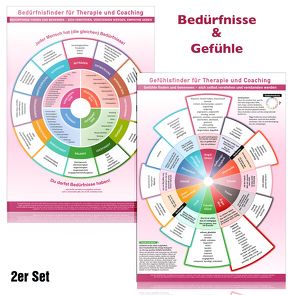 [2er Set] Gefühls- und Bedürfnisfinder für Therapie und Coaching (2023) von Cremer,  Samuel, Schumacher,  Christian, www.futurepacemedia.de