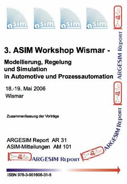 3. ASIM Workshop Wismar – Modellierung, Regelung und Simulation in Automotive und Prozessautomation von Deatcu,  Christina, Dünow,  Peter, Pawletta,  Sven, Pawletta,  Thorsten