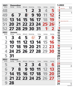 3-Monats-Planer XL Combi 2022 von Korsch Verlag