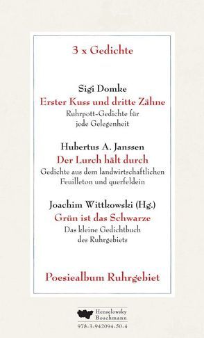 3 x Gedichte von Domke,  Sigi, Janssen,  Hubertus A., Wittkowski,  Joachim