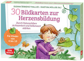 30 Bildkarten zur Herzensbildung von Müller,  Martina, Šebková-Thaller,  Zuzana