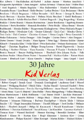 30 Jahre Kid Verlag von Weingartz,  Hans