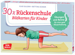 30 x Rückenschule. Bildkarten für Kinder von Gulden,  Elke, Scheer,  Bettina