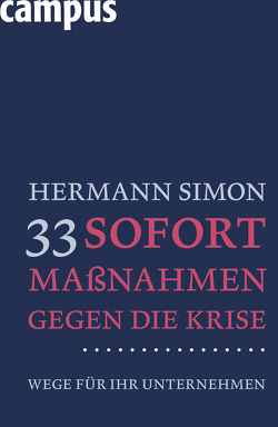 33 Sofortmaßnahmen gegen die Krise von Simon,  Hermann