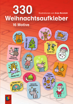 330 Weihnachtsaufkleber von Boretzki,  Anja, Verlag an der Ruhr,  Redaktionsteam