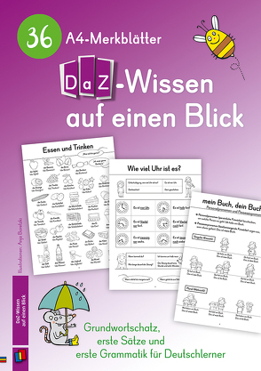 36 A4-Merkblätter DaZ-Wissen auf einen Blick von Verlag an der Ruhr,  Redaktionsteam