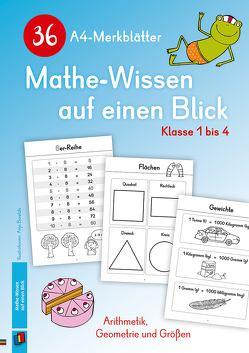 36 A4-Merkblätter Mathe-Wissen auf einen Blick – Klasse 1 bis 4