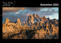 360° Dolomiten Premiumkalender 2022 von Sarti,  Alessandra