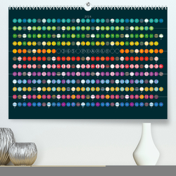 365 Pearls Calendar (Premium, hochwertiger DIN A2 Wandkalender 2024, Kunstdruck in Hochglanz) von ROTH-Design