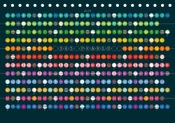 365 Pearls Calendar (Tischkalender 2024 DIN A5 quer), CALVENDO Monatskalender von ROTH-Design,  ROTH-Design