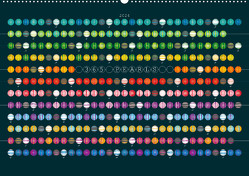 365 Pearls Calendar (Wandkalender 2024 DIN A2 quer), CALVENDO Monatskalender von ROTH-Design,  ROTH-Design