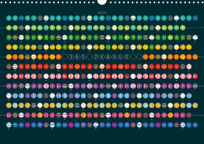 365 Pearls Calendar (Wandkalender 2024 DIN A3 quer), CALVENDO Monatskalender von ROTH-Design,  ROTH-Design